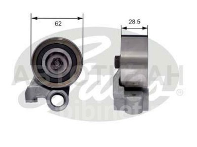 Купить Ролик натяжной ремня ГРМ TOYOTA 4 RUNNER, FORTUNER, HIACE, HIACE / COMMUTER, HILUX, KIJANG INNOVA, LAND CRUISER, LAND CRUISER 150, LAND CRUISER 90 95- | Gates T41183 | в Новосибирске
