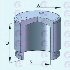 Купить Поршень суппорта Chevrolet Epica, Evanda, Rezzo 1.6-2.5 d=57mm 151236-C на Chevrolet Epica в Москве