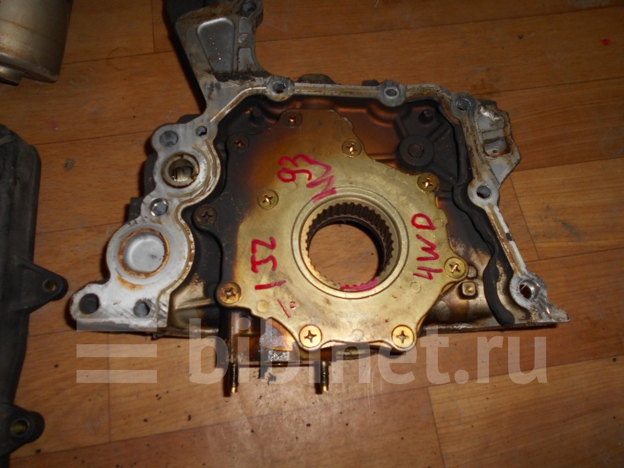 2jz ge как снять масляный насос