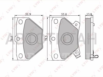 Купить Колодки тормозные на Toyota Corolla Verso в Красноярске