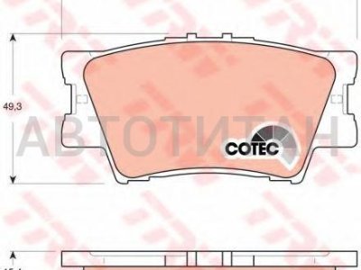 Купить Колодки тормозные на Toyota Camry в Красноярске