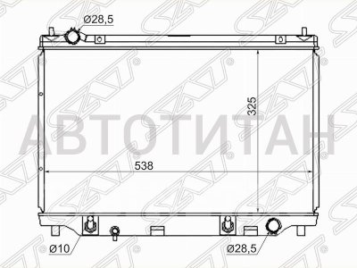 Купить Радиатор двигателя на Mazda Demio DY3W в Красноярске