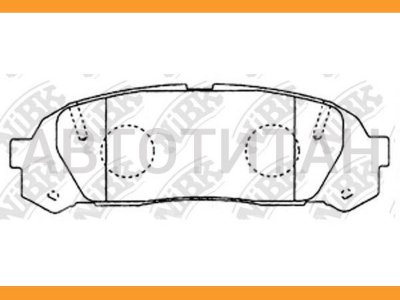 Купить Колодки тормозные на Toyota Mark II в Красноярске