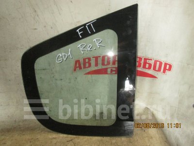 Купить Стекло собачника на Honda FIT GD1 L13A правое в Кемерове
