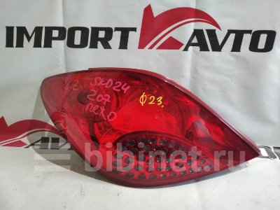 Купить Фонарь стоп-сигнала на Peugeot 207 EP6 задний левый в Иркутске