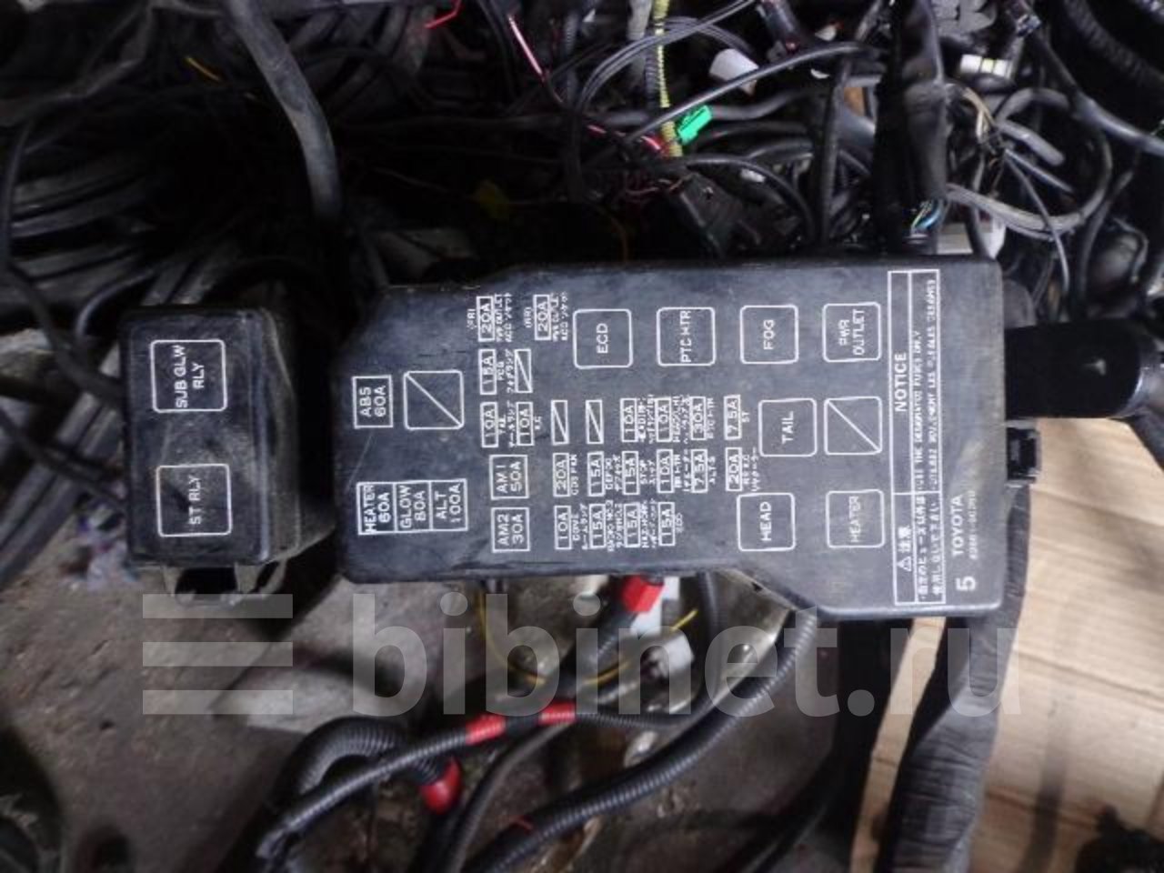 96-'02 Toyota Land Cruiser Prado (J90) Fuse Diagram in 2021 Toyota land cruiser