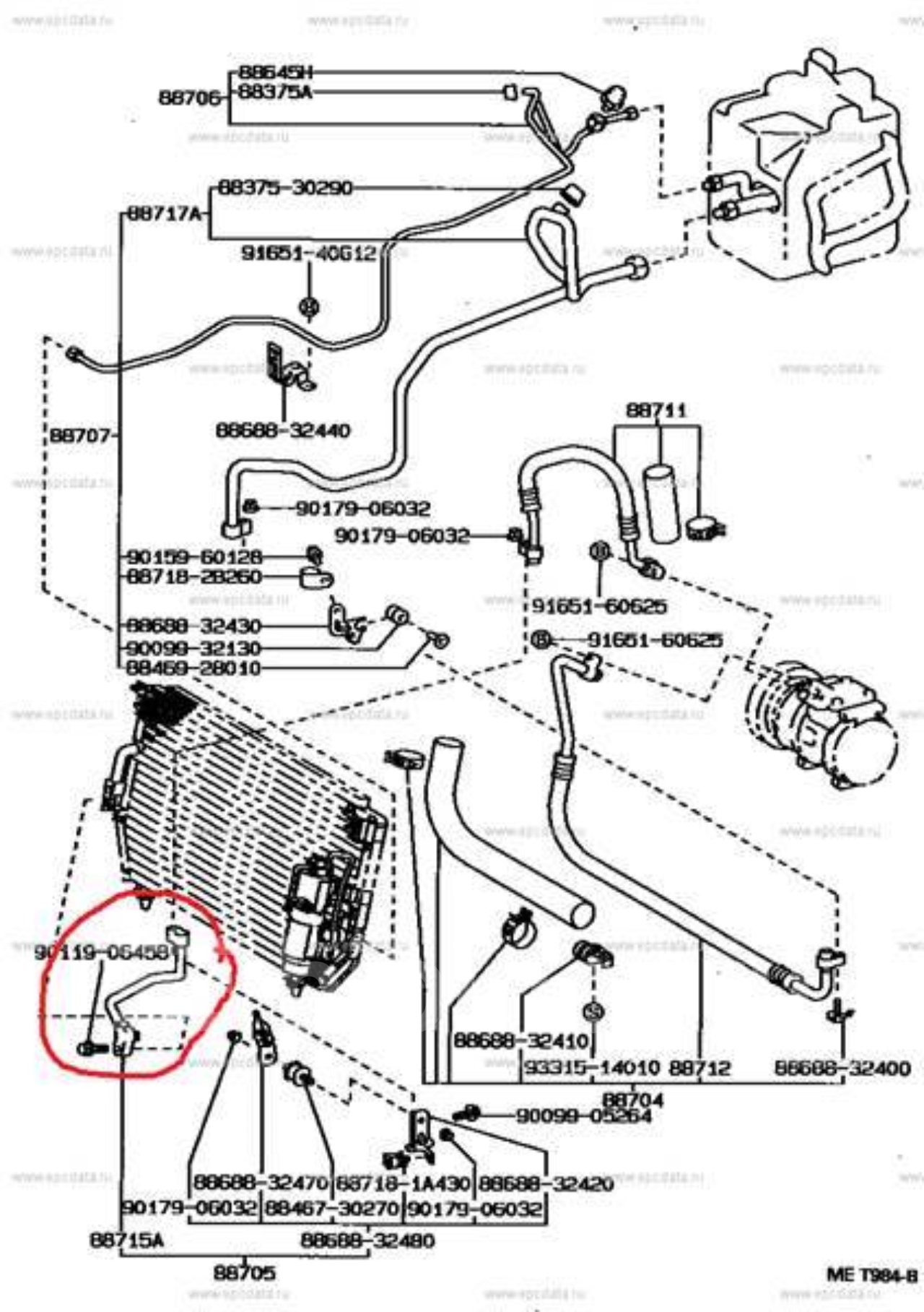 Система охлаждения Toyota Camry xv50