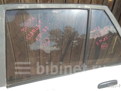 Купить Стекло боковое на Toyota Starlet 1990г. EP82 4E-F заднее левое в Лесосибирске