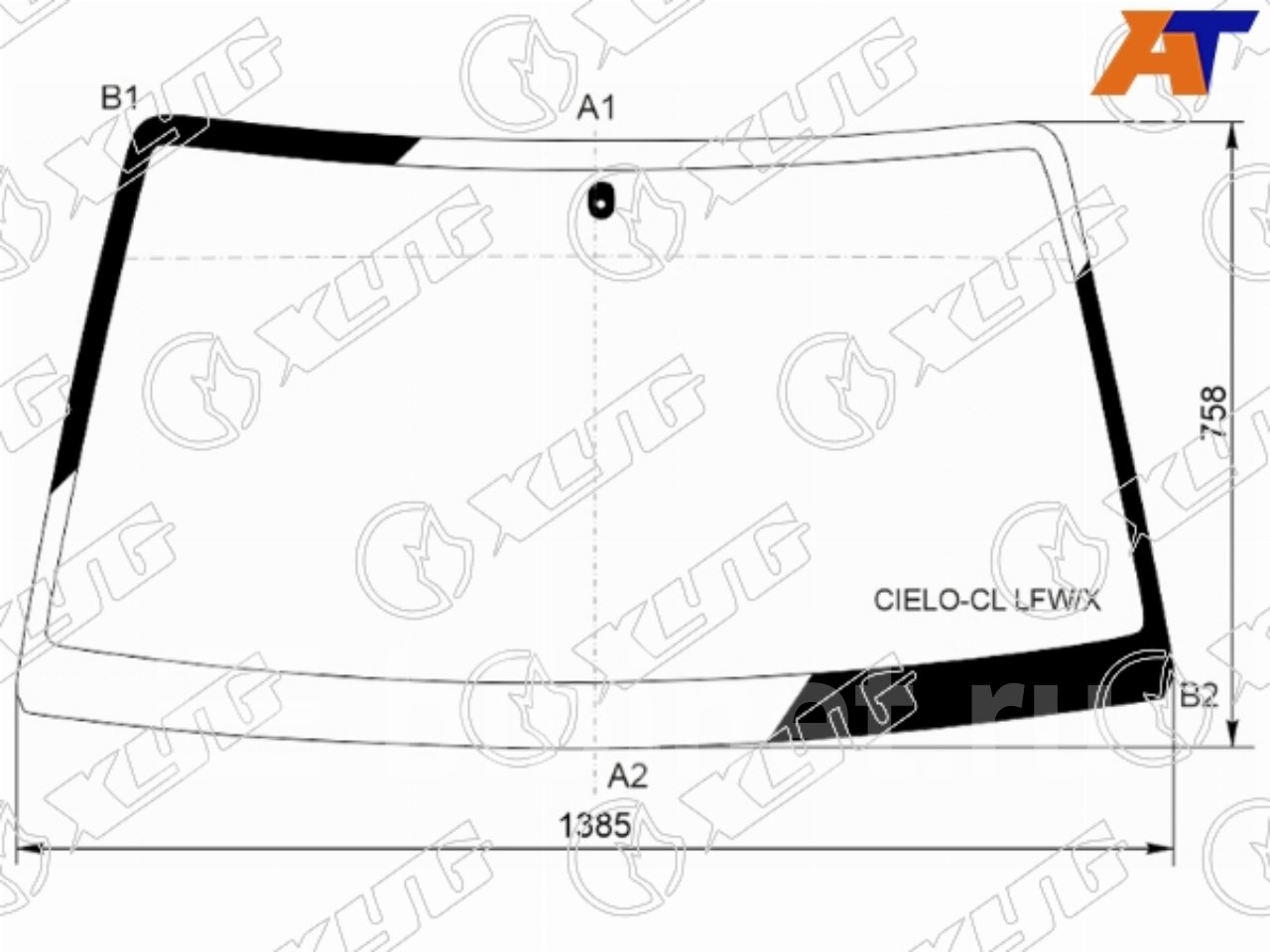 Купить Стекло Daewoo Nexia