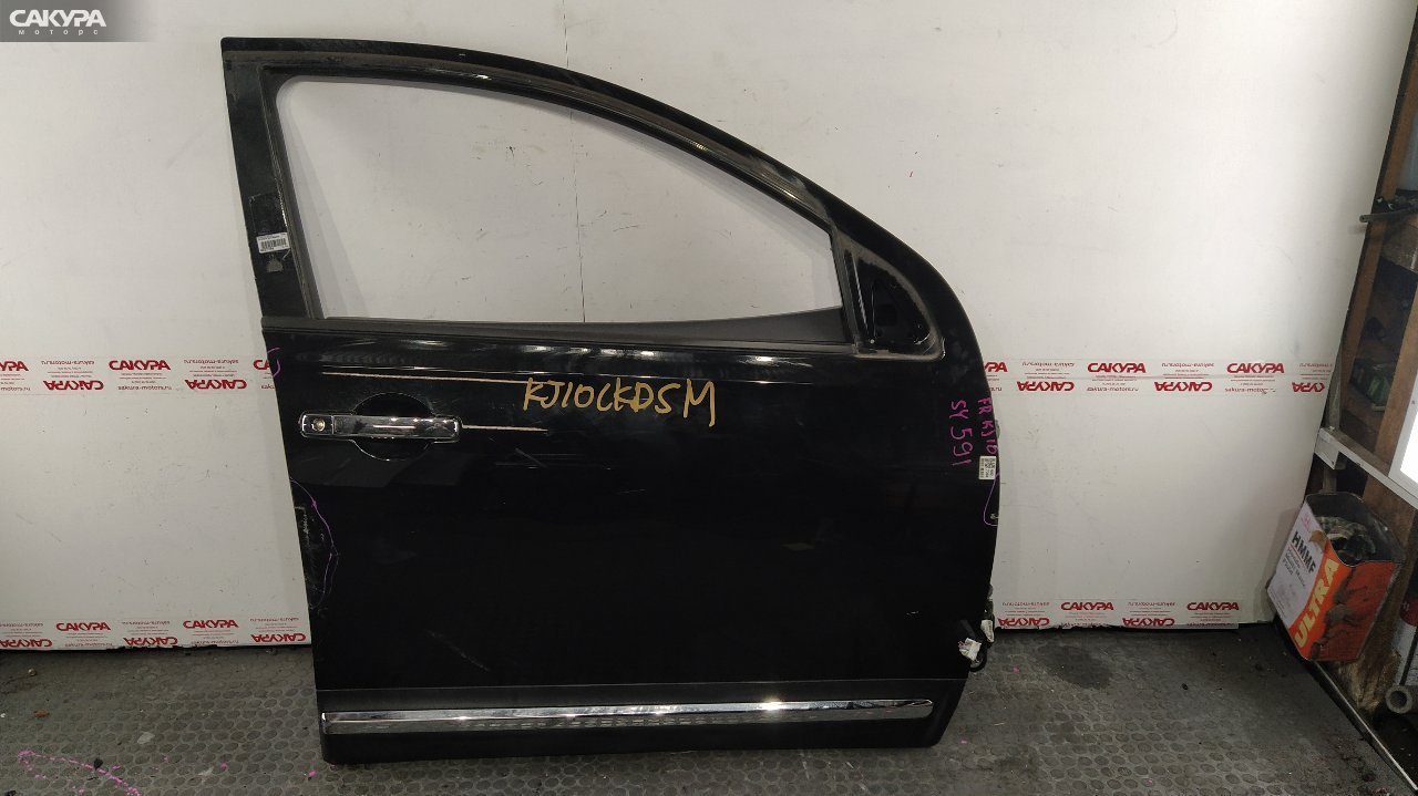Дверь боковая передняя правая Nissan Dualis KJ10 MR20DE: купить в Сакура Красноярск.