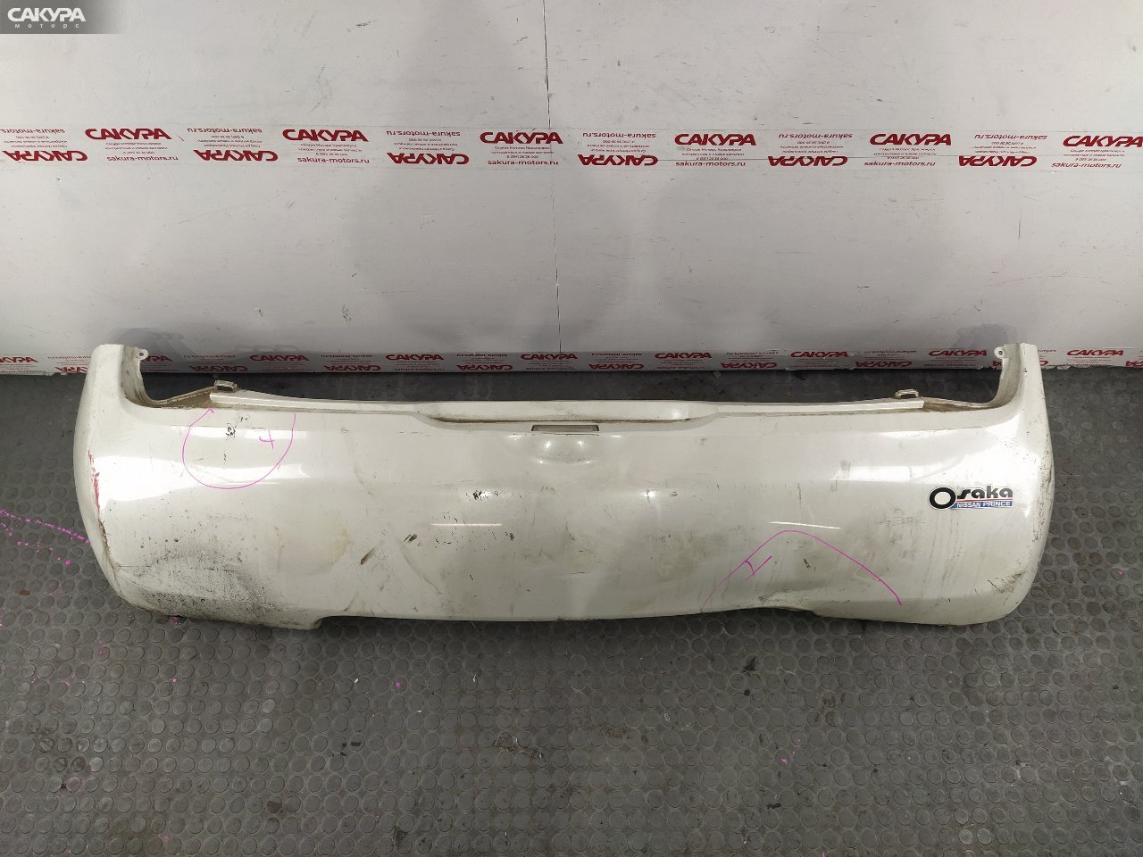 Бампер задний Nissan March AK12 CR12DE: купить в Сакура Красноярск.