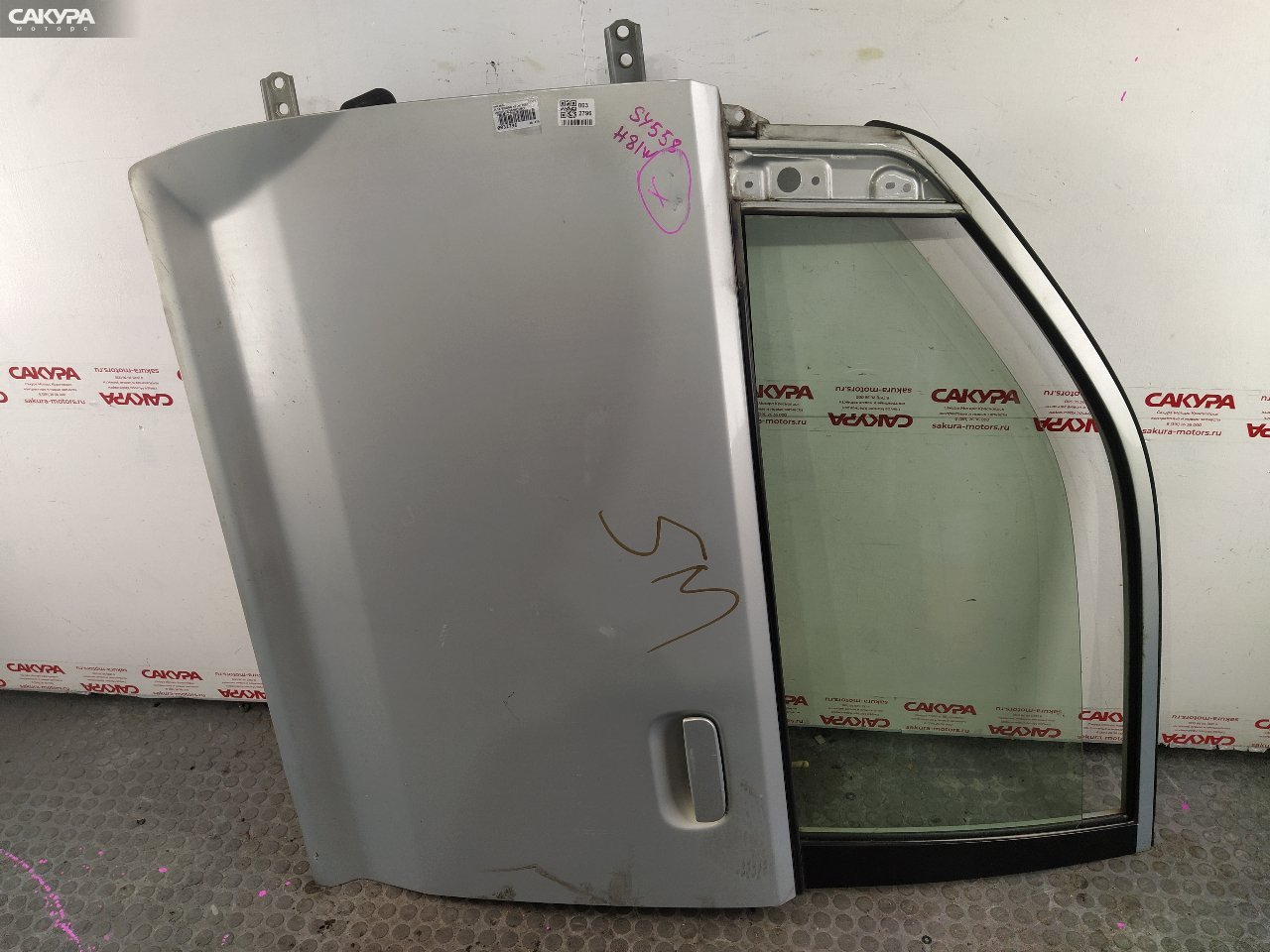 Дверь боковая передняя левая Mitsubishi EK Wagon H81W 3G83: купить в Сакура Красноярск.