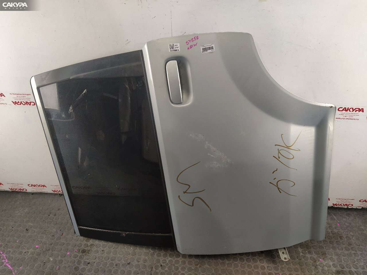 Дверь боковая задняя левая Mitsubishi EK Wagon H81W 3G83: купить в Сакура Красноярск.