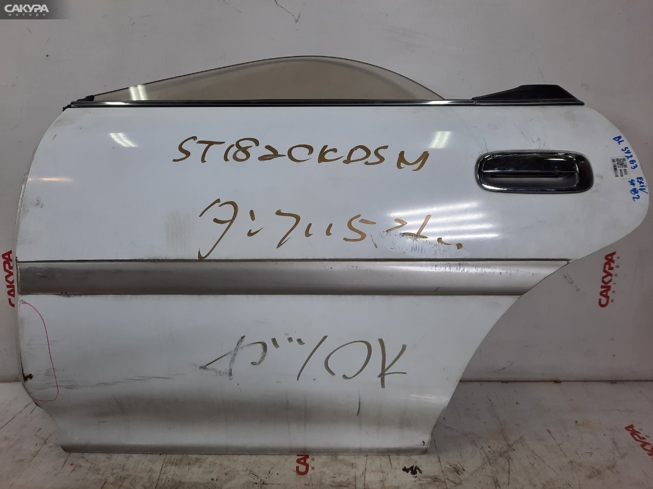 Дверь боковая задняя левая Toyota Corona Exiv ST182 3S-FE: купить в Сакура Красноярск.