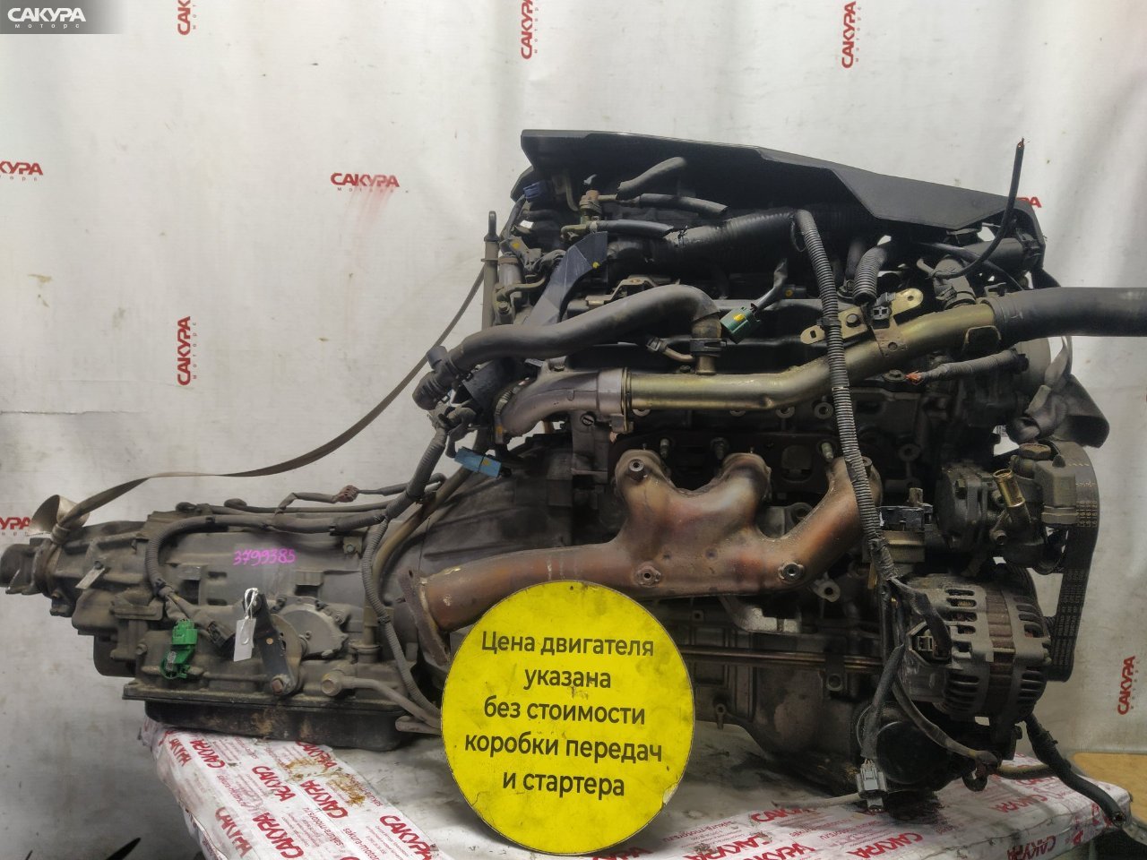 Двигатель Nissan Skyline V35 VQ25DD: купить в Сакура Красноярск.