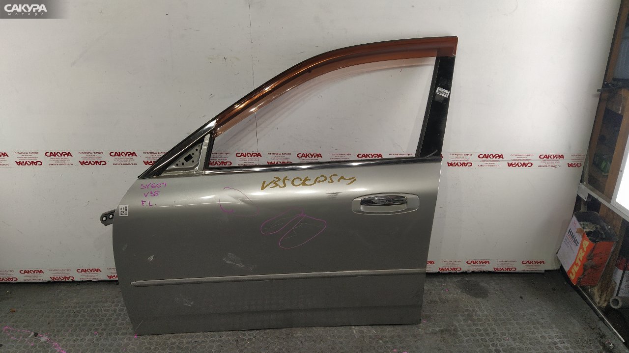 Дверь боковая передняя левая Nissan Skyline V35 VQ25DD: купить в Сакура Красноярск.