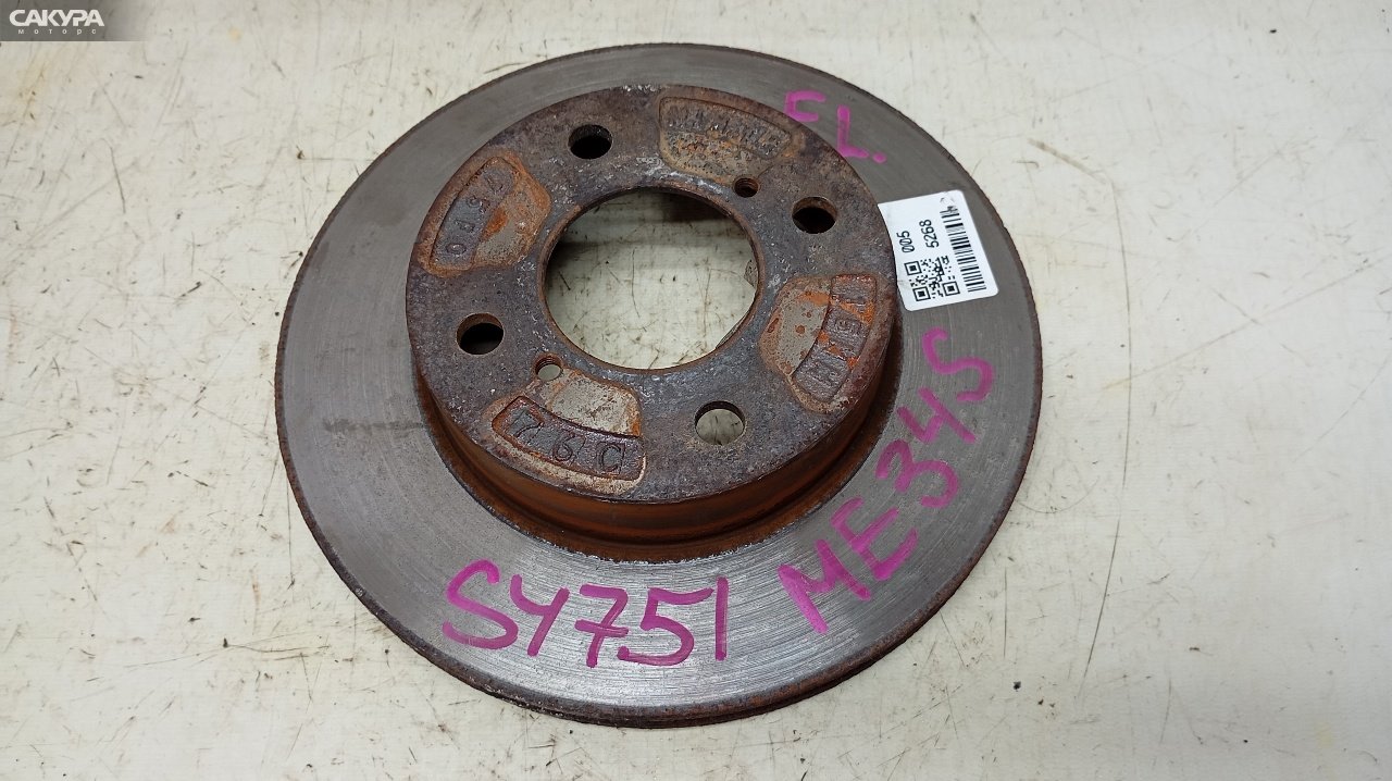 Диск тормозной передний Suzuki Wagon R Solio ME34S M13A: купить в Сакура Красноярск.