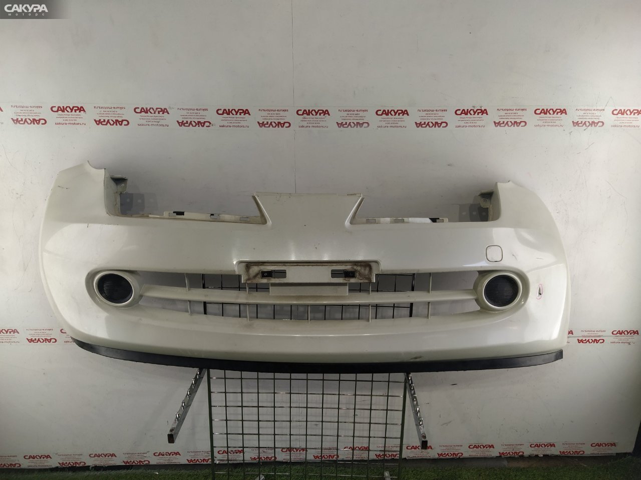 Бампер передний Nissan March AK12 CR12DE A4Y2: купить в Сакура Красноярск.