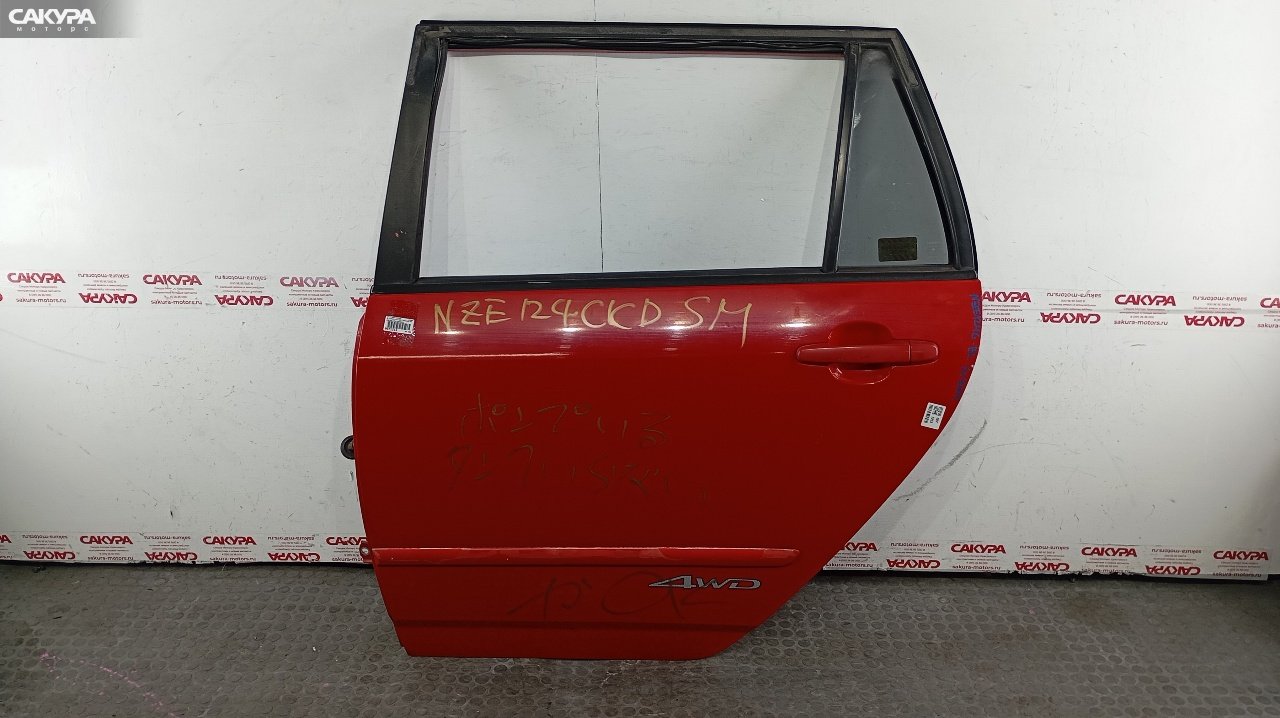 Дверь боковая задняя левая Toyota Corolla Fielder NZE124G 1NZ-FE: купить в Сакура Красноярск.
