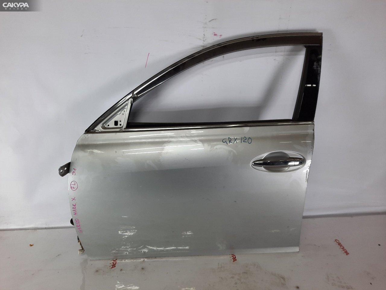 Дверь боковая передняя левая Toyota Mark X GRX120 4GR-FSE: купить в Сакура Красноярск.