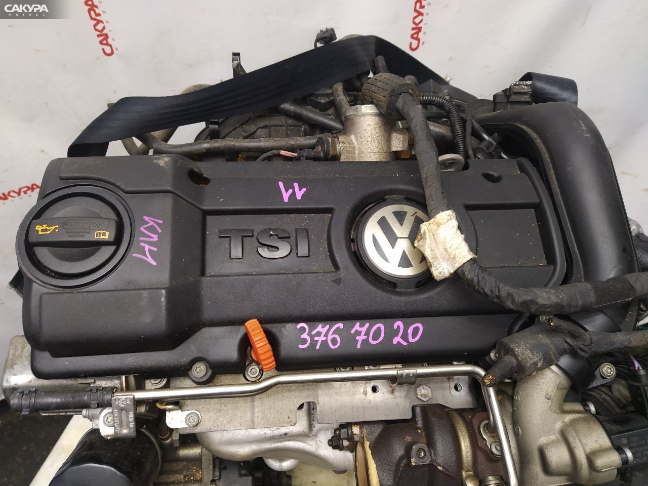 Двигатель Volkswagen Golf 5K1 CAXA: купить в Сакура Красноярск.