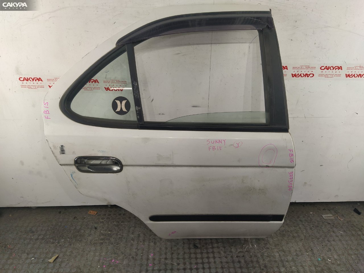 Дверь боковая задняя правая Nissan Sunny FB15 QG15DE: купить в Сакура Красноярск.