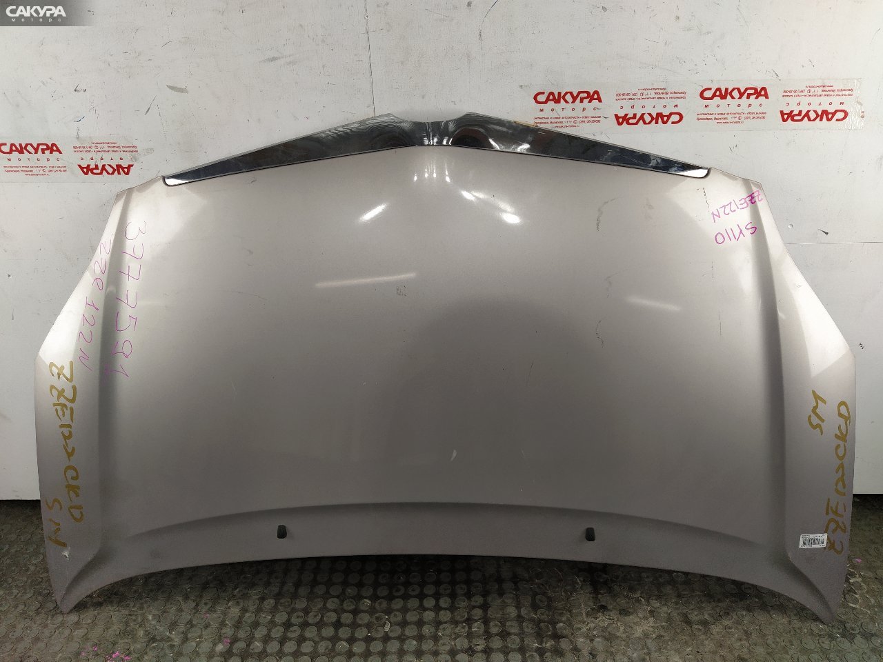 Капот Toyota Corolla Spacio ZZE122N 1ZZ-FE: купить в Сакура Красноярск.