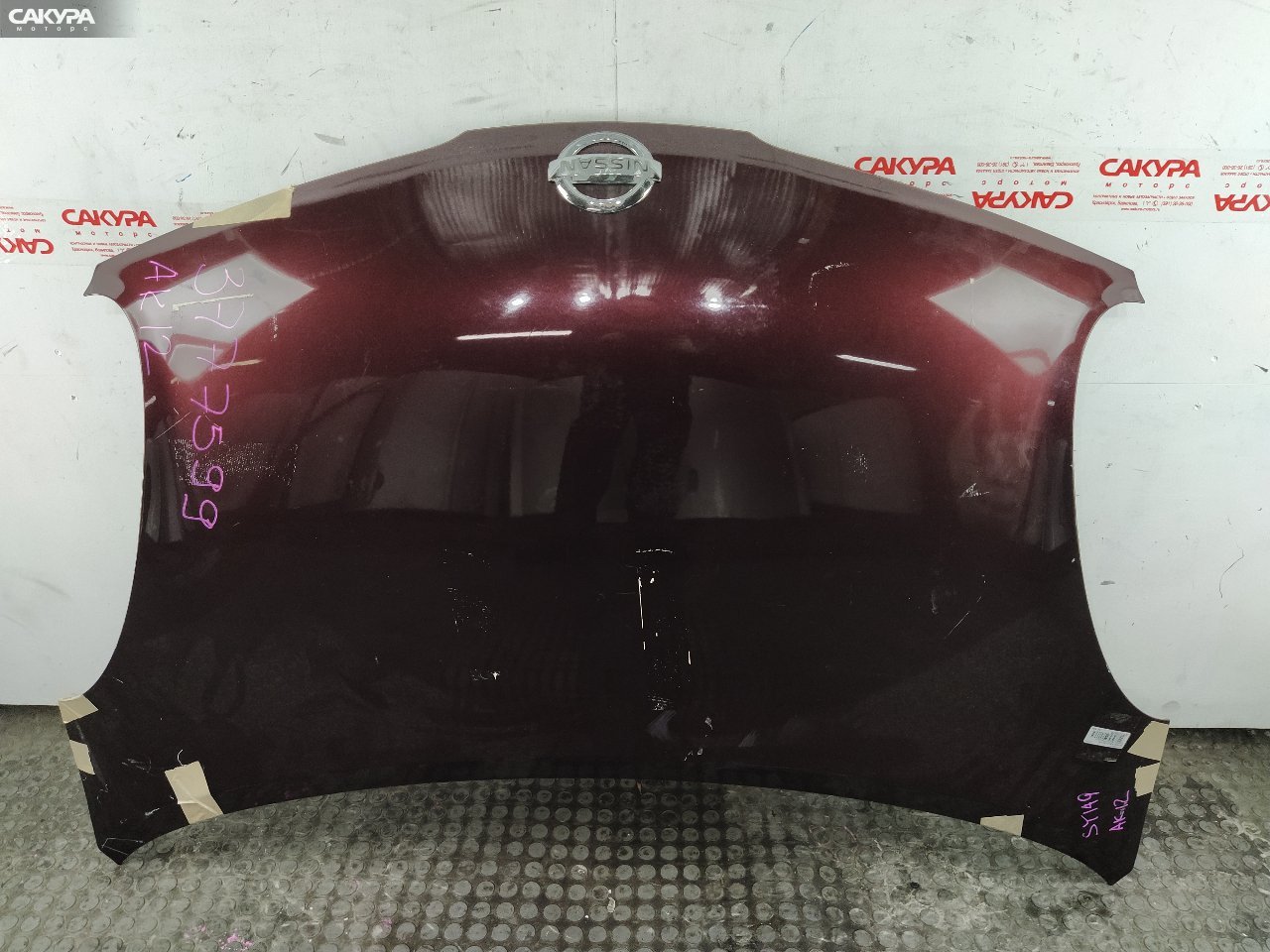 Капот Nissan March AK12 CR12DE: купить в Сакура Красноярск.