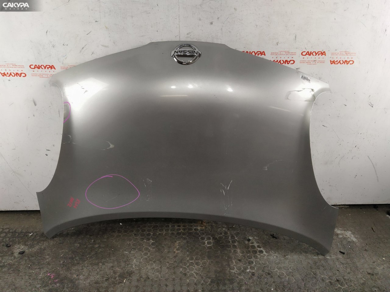Капот Nissan March AK12 CR12DE: купить в Сакура Красноярск.