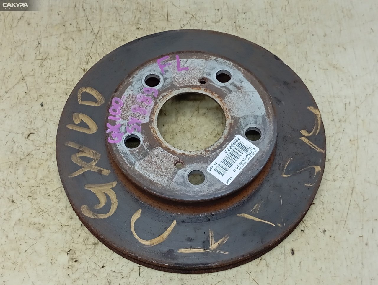 Диск тормозной передний Toyota Chaser GX100 1G-FE: купить в Сакура Красноярск.