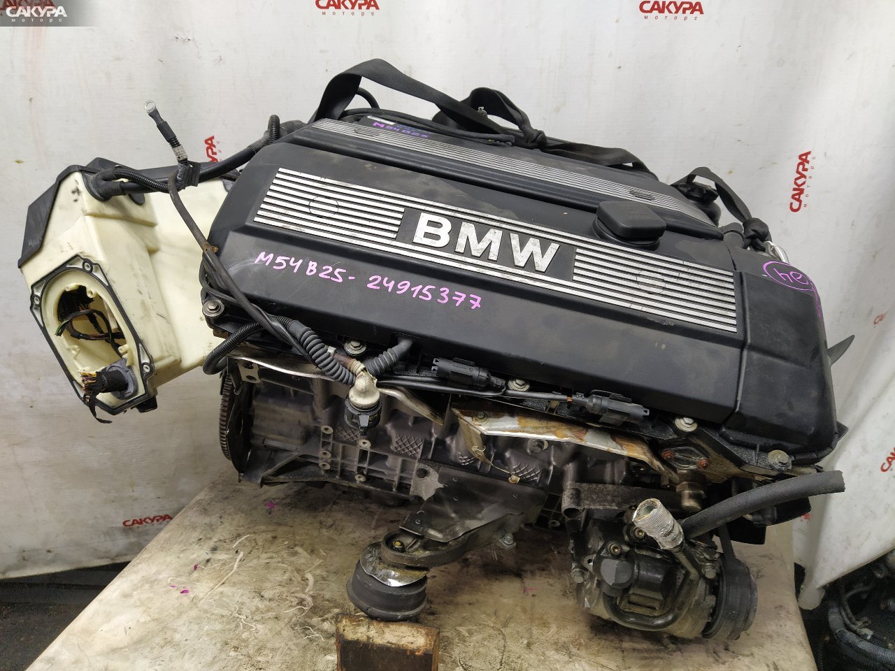 Двигатель BMW 325i E46 M54 B25: купить в Сакура Красноярск.