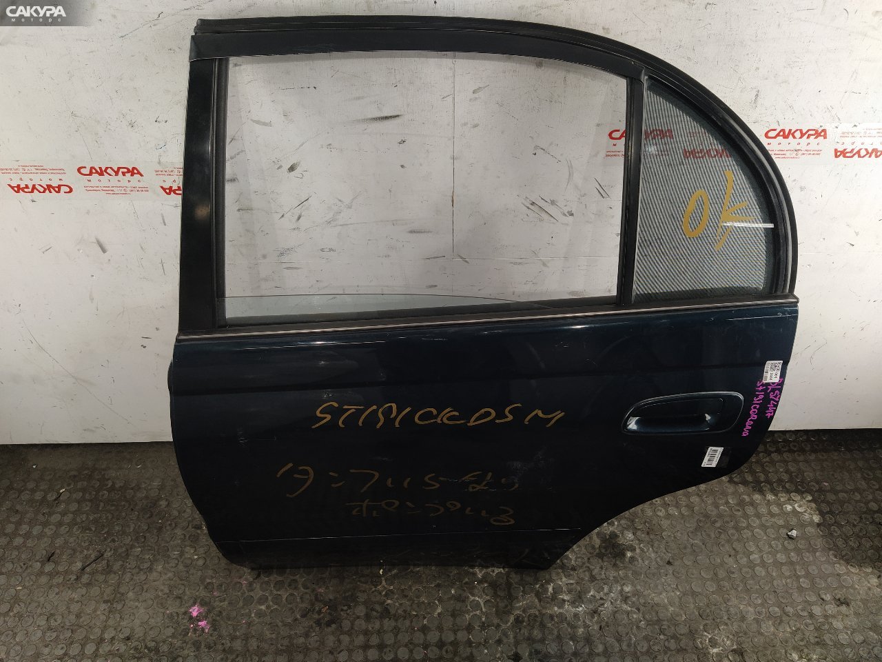 Дверь боковая задняя левая Toyota Corona ST191 3S-FE: купить в Сакура Красноярск.