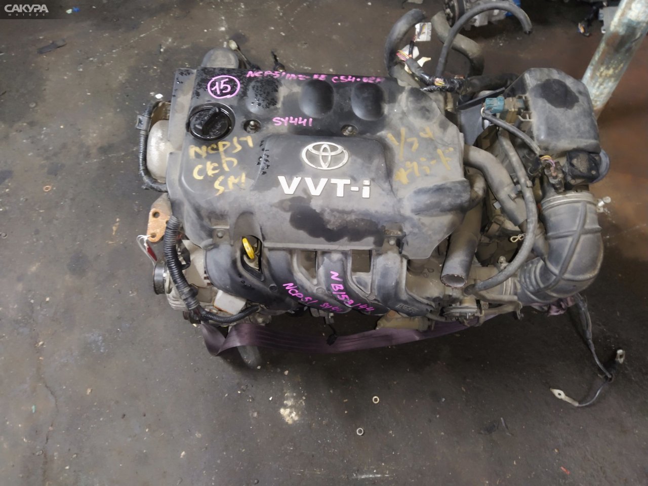 Двигатель Toyota Succeed NCP51V 1NZ-FE: купить в Сакура Красноярск.