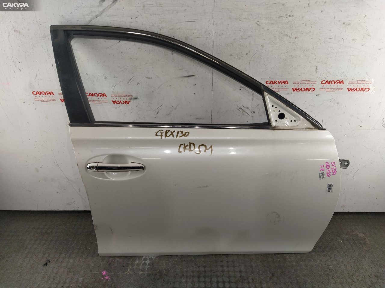 Дверь боковая передняя правая Toyota Mark X GRX130 4GR-FSE: купить в Сакура Красноярск.