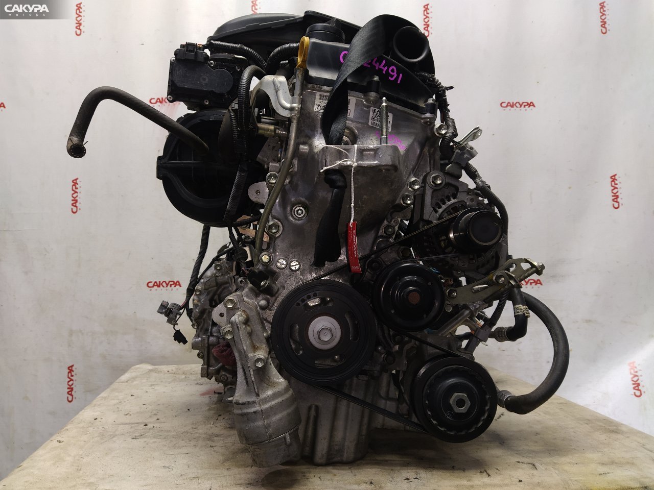 Двигатель Toyota Vitz KSP130 1KR-FE: купить в Сакура Красноярск.