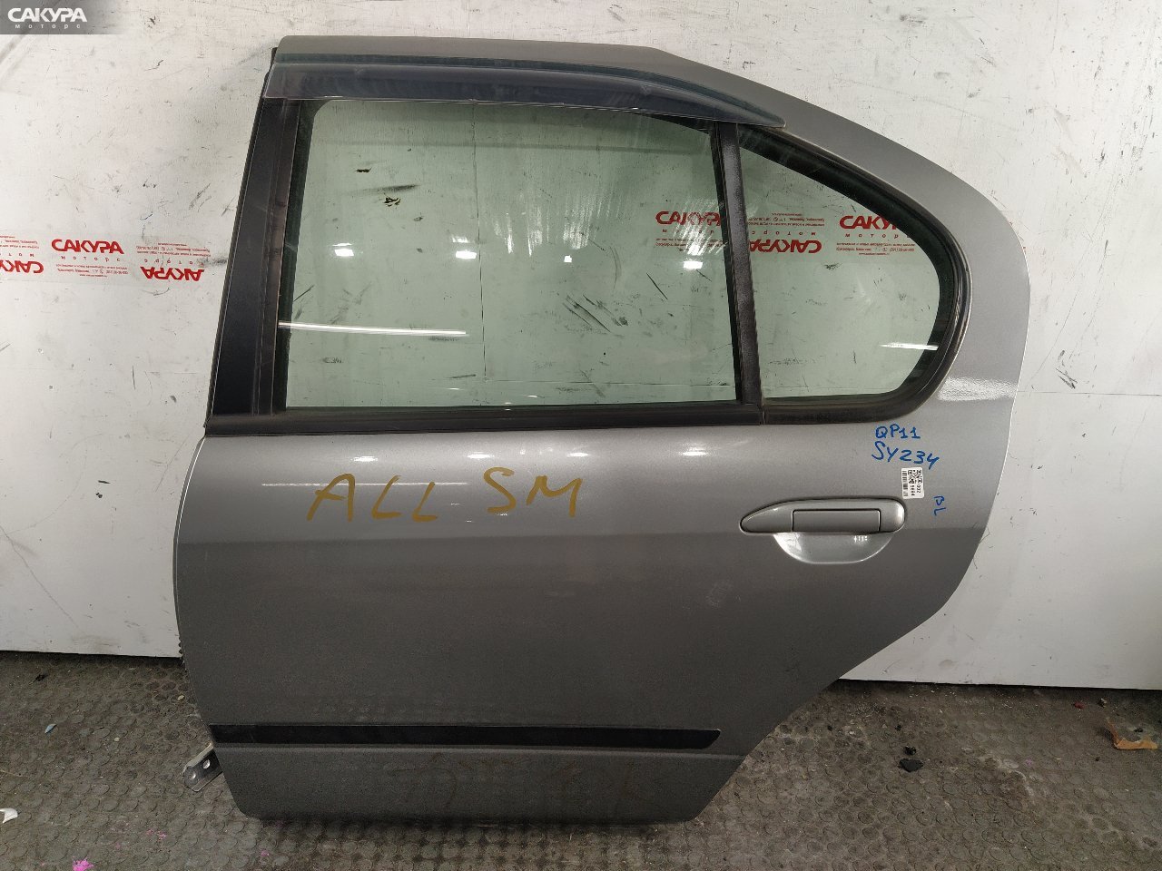 Дверь боковая задняя левая Nissan Primera QP11 QG18DE: купить в Сакура Красноярск.