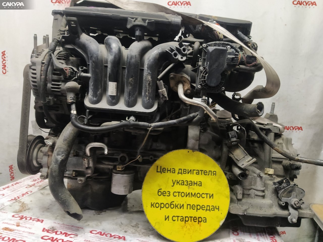 Двигатель Mazda Demio DY3W ZJ-VE: купить в Сакура Красноярск.