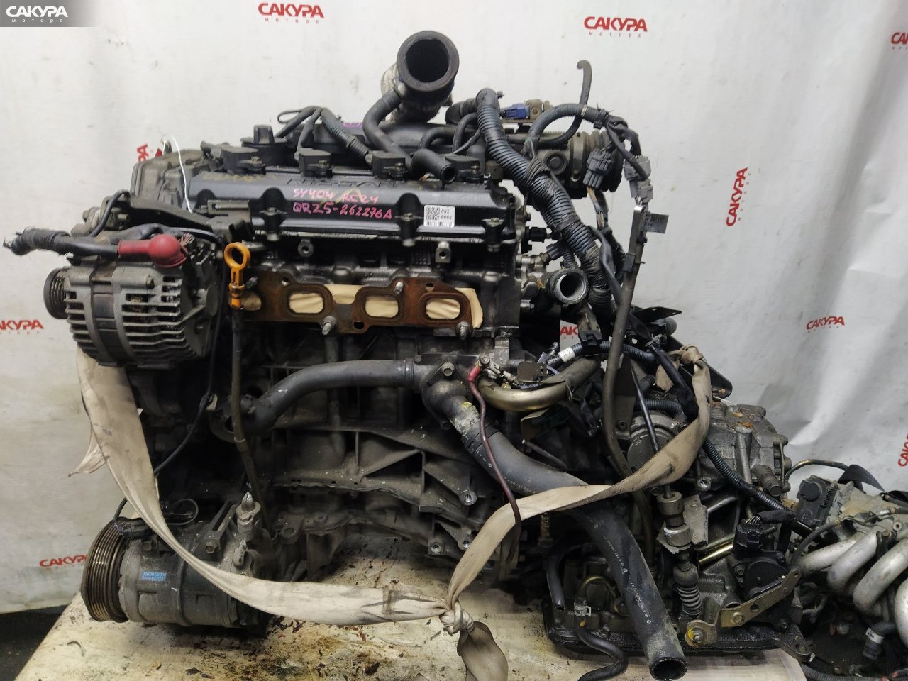 Двигатель Nissan Serena RC24 QR25DE: купить в Сакура Красноярск.