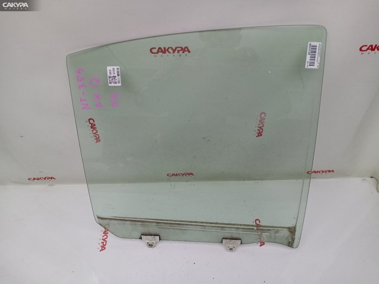Стекло боковое заднее правое Nissan March AK12 CR12DE: купить в Сакура Красноярск.