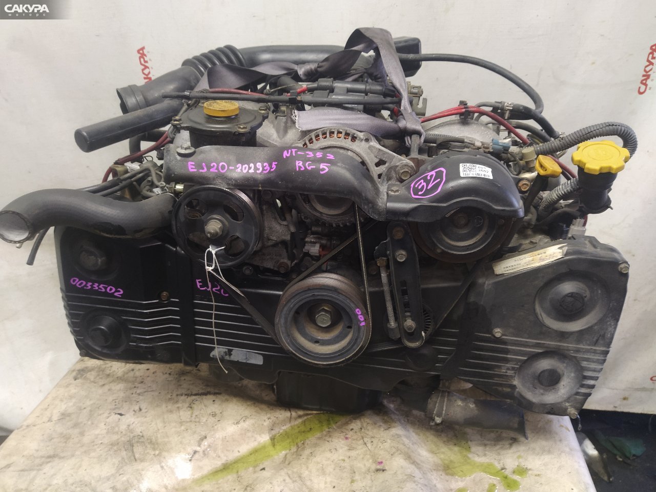 Двигатель Subaru Legacy BG5 EJ20D: купить в Сакура Красноярск.