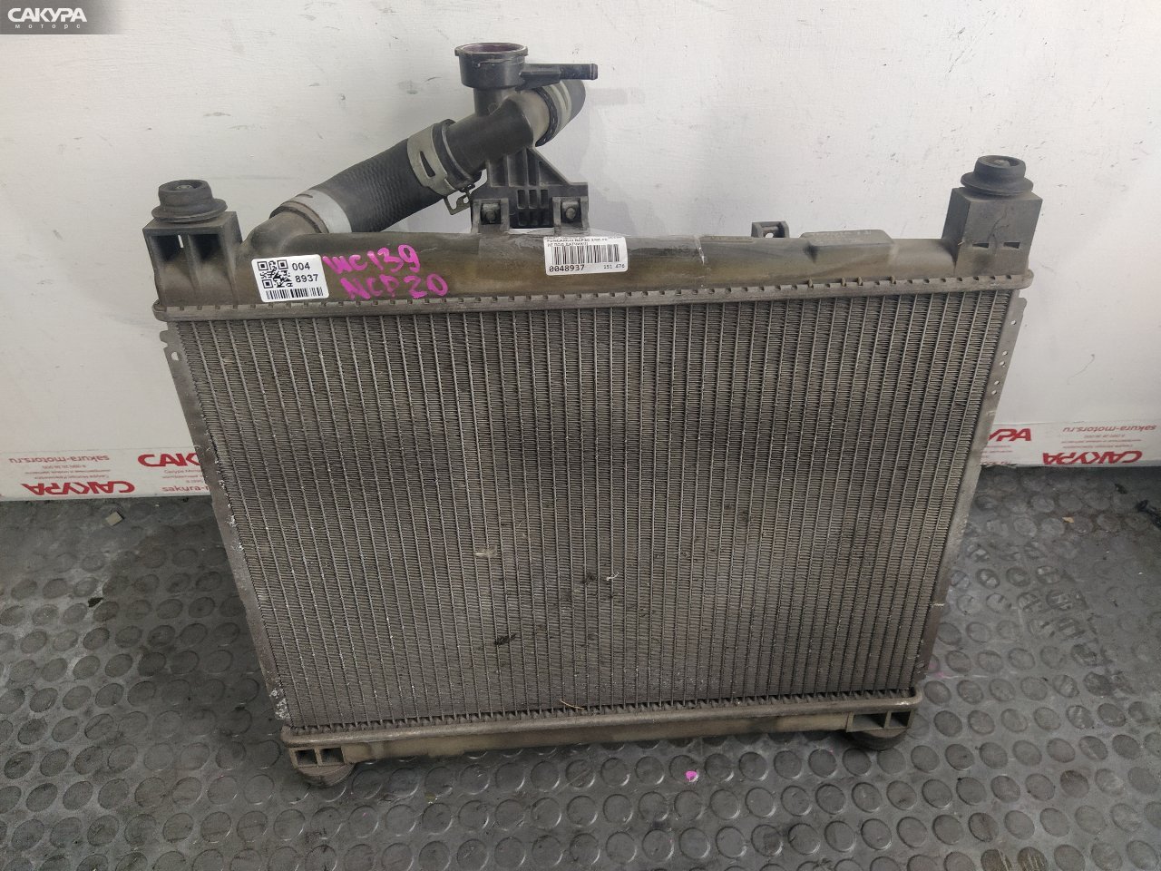 Радиатор двигателя Toyota Funcargo NCP20 2NZ-FE: купить в Сакура Красноярск.