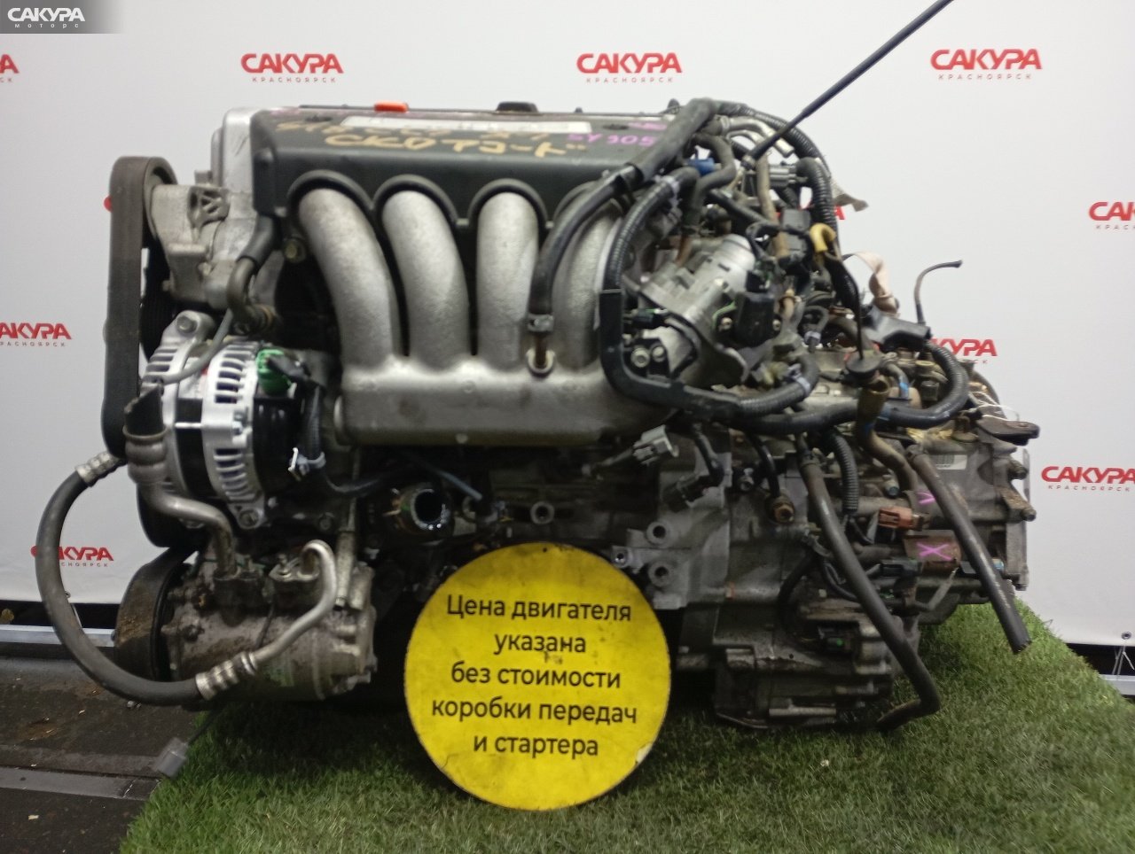 Двигатель Honda Accord CL7 K20A: купить в Сакура Красноярск.