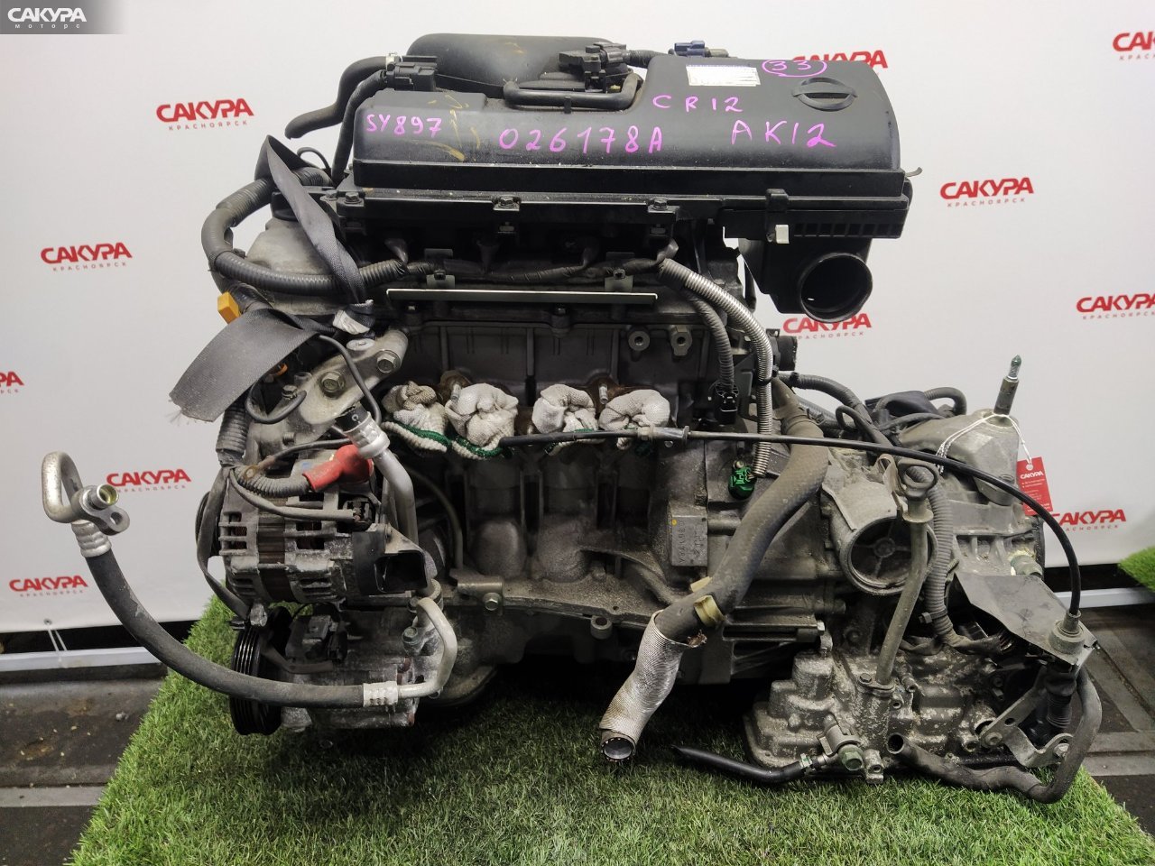 Двигатель Nissan March AK12 CR12DE: купить в Сакура Красноярск.