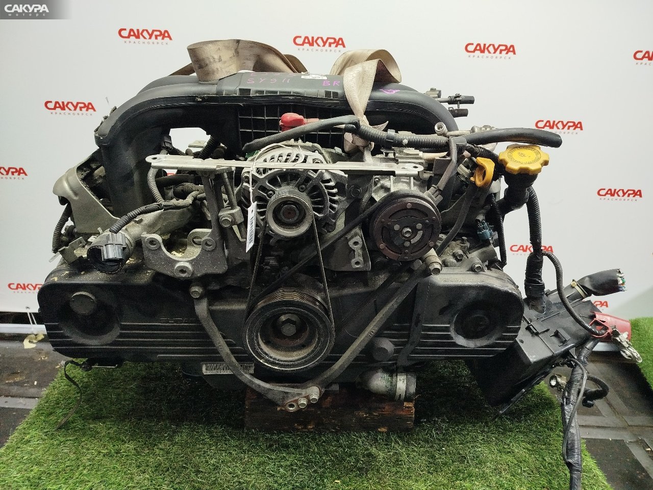 Двигатель Subaru Legacy BR9 EJ253: купить в Сакура Красноярск.