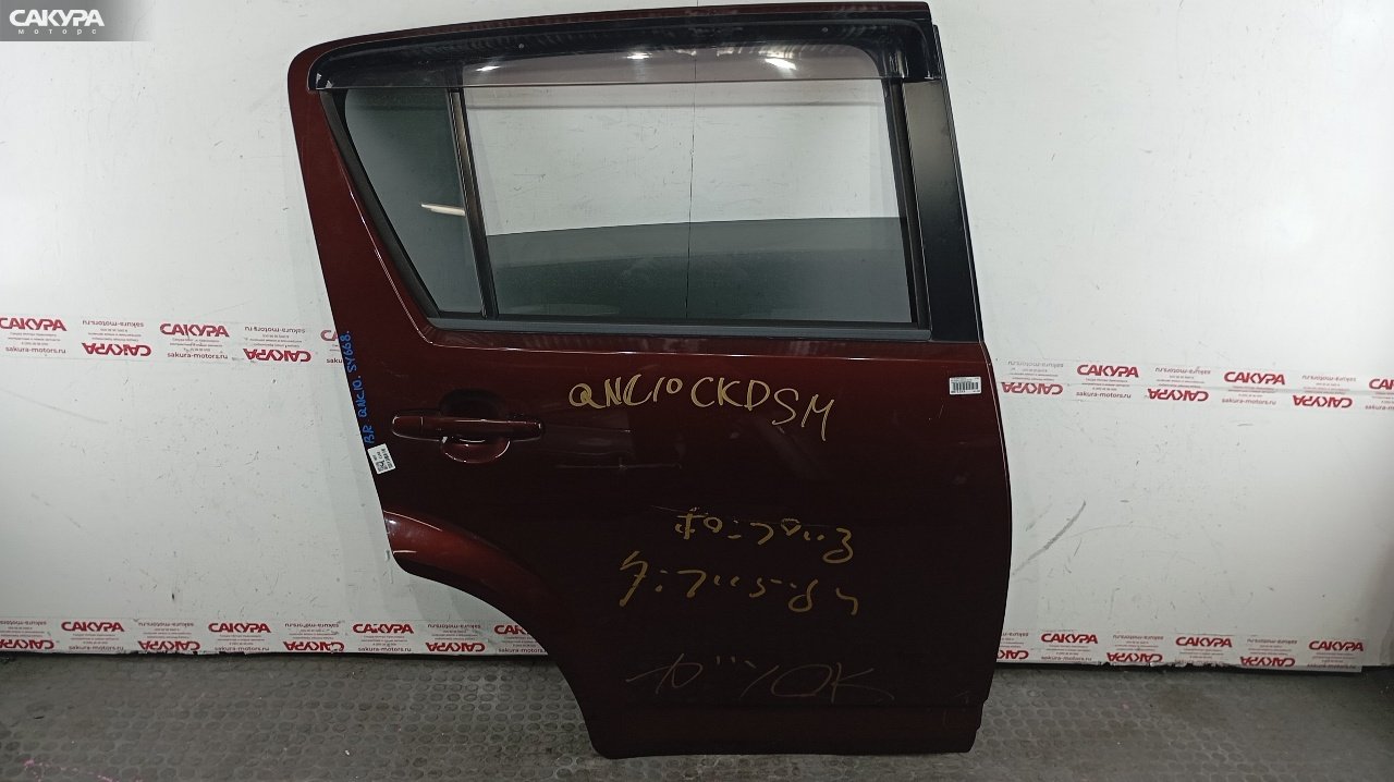 Дверь боковая задняя правая Toyota Passo QNC10 K3-VE: купить в Сакура Красноярск.