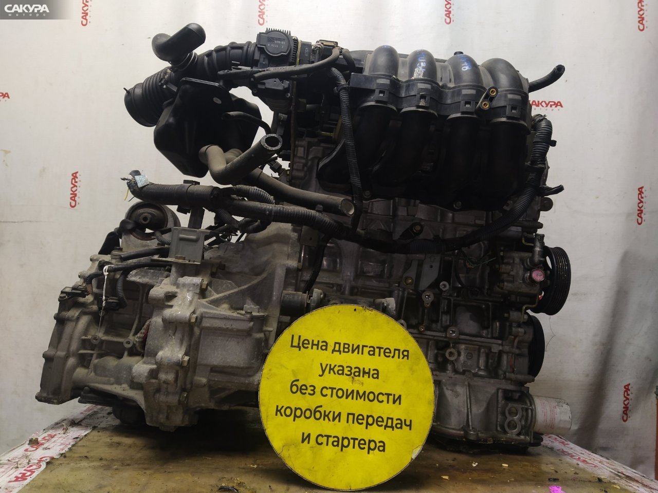 Двигатель Nissan Presage TU31 QR25DE: купить в Сакура Красноярск.