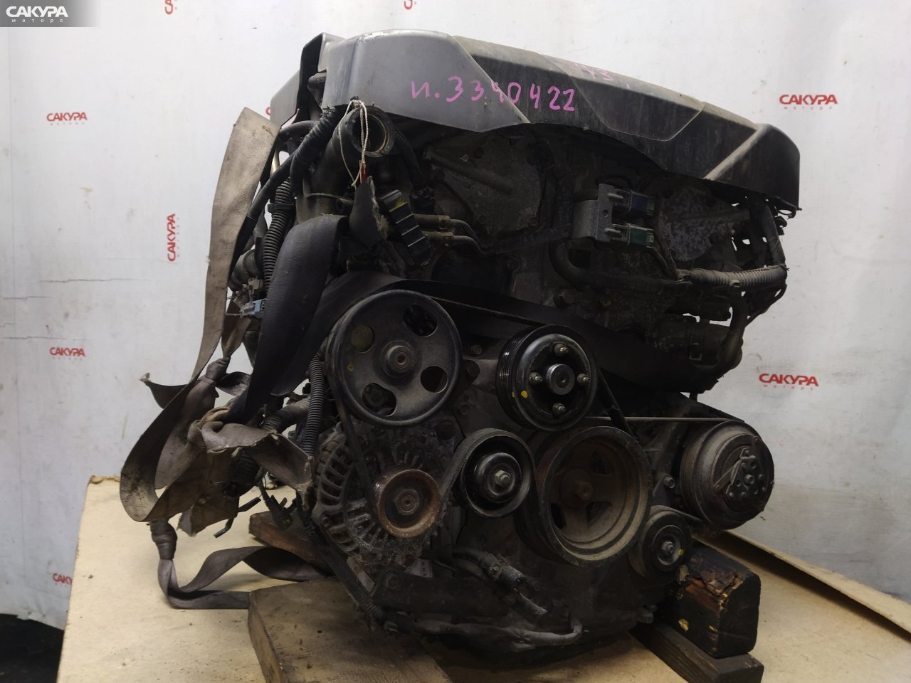 Двигатель Nissan Cedric HY34 VQ30DD: купить в Сакура Красноярск.