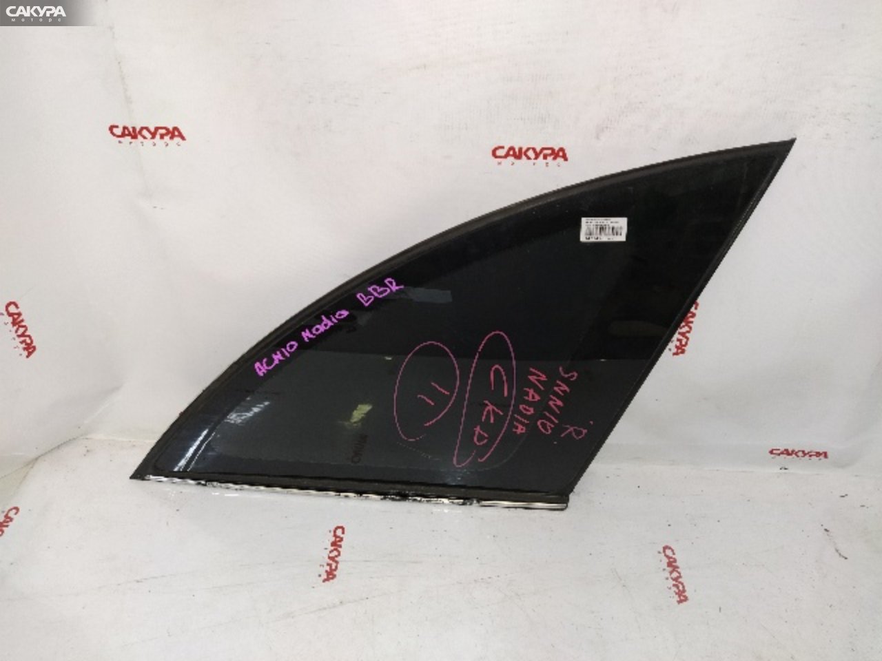 Стекло собачника заднее правое Toyota Nadia ACN10 1AZ-FSE: купить в Сакура Красноярск.