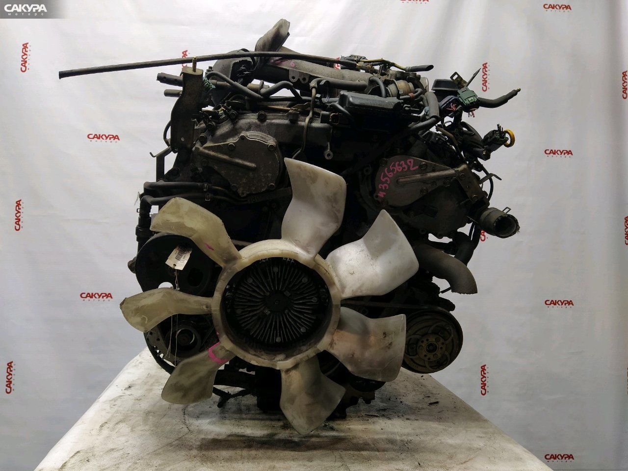 Двигатель Nissan Elgrand APE50 VQ35DE: купить в Сакура Красноярск.