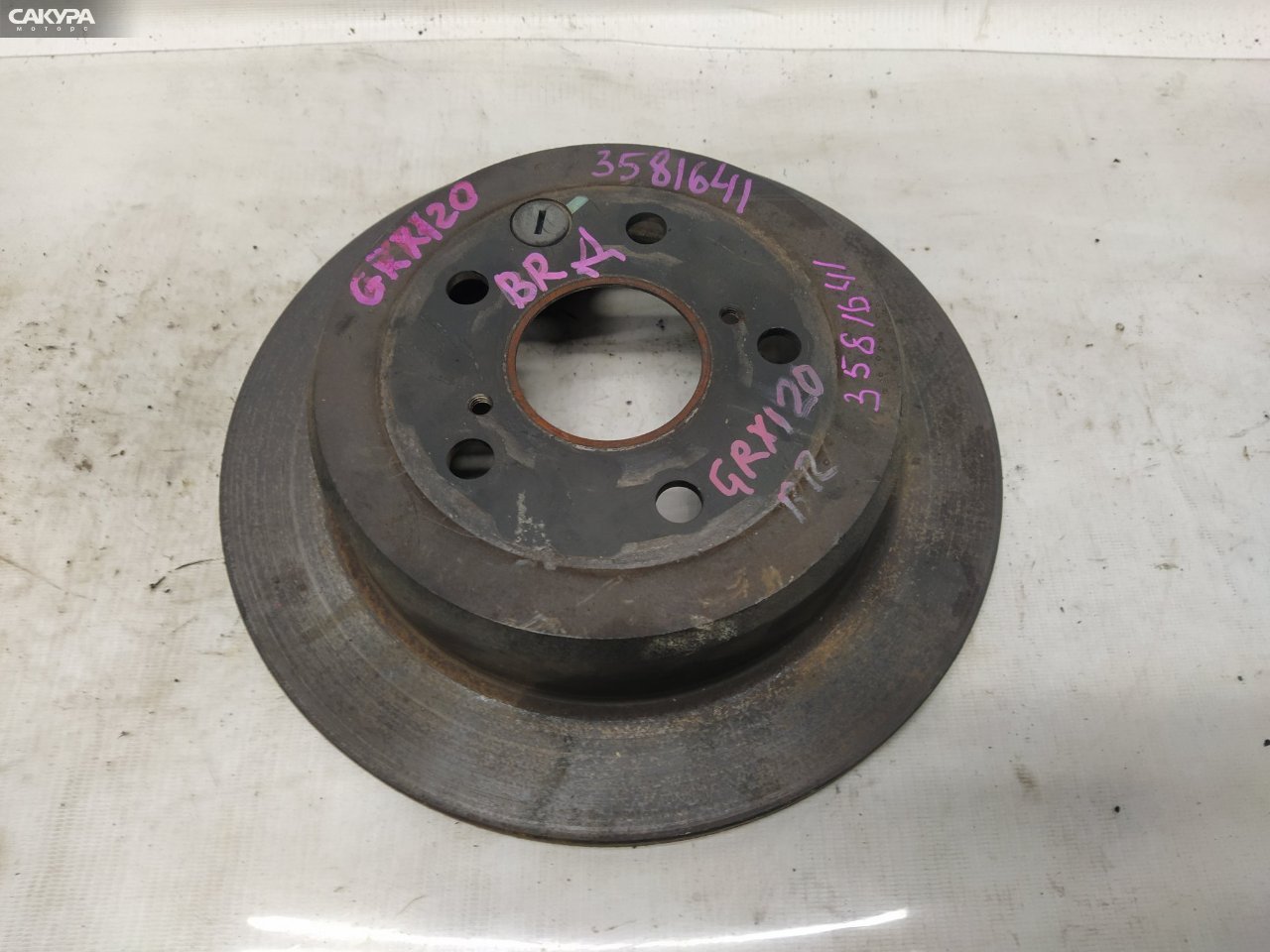 Диск тормозной задний Toyota Mark X GRX120 4GR-FSE: купить в Сакура Красноярск.